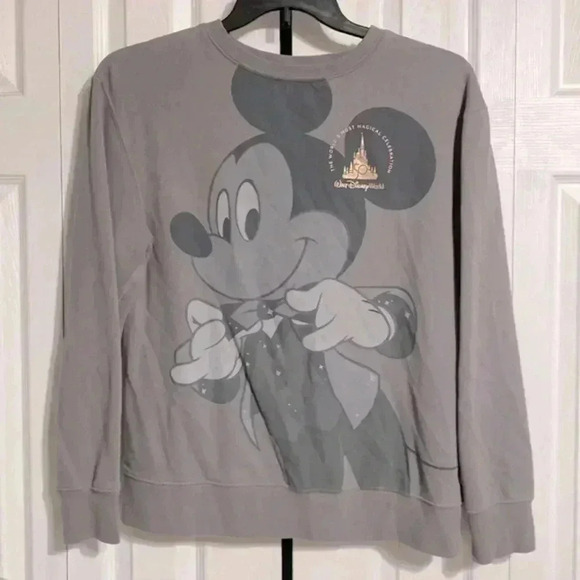 Disney Tops - Disney World gray sweatshirt 50th anniversary celebration oversized shirt top